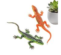 Générique Jouet Lézard - 2 Pièces à Changement de Couleur Réaliste | Figurines De Reptiles Jouets d'eau Lézard - pour Garçons, Filles Et À La Maison, en Classe, À L'École Jeu Et