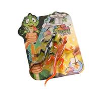Générique Jouet Lézard,2 remplisseurs éducatifs pour sachets Cadeaux | Jouet Reptile Modulable pour - pour Jeu Éducation Anniversaire Fête Maison t École Remplissage en Chaussette