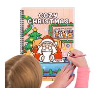 Générique Jouet Livre de Coloriage | Apprentissage Précoce Artistique,Livre De Coloriage Sur Le Thème De Noël | Pour Marqueurs Crayons À Papier Crayons De Couleur Garçons Filles Étudiants Avion