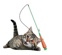 Générique Jouet ludique pour Chat | Tige d'enrichissement avec lumière,Interactive avec Manche en Forme de Carotte,pour activité Post-Repas, prévention de l'ennui, Stimulation mentale, Appartement