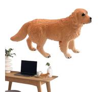 Générique Jouet modèle de Chien - Figurines réalistes Assorties, Objets Collection d'animaux détaillés, Conception et Non Toxique | Comprend Un Golden Retriever, Schnauzer, Bouledogue,