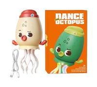 Générique Jouet Musical Dansant | Jouet De Danse Et Chant en Forme De Poulpe | Figure Animale Anti-Collision Amusement Apaisant pour La Maternelle L Anniversaire Le Préscolaire Les Tout Petits Et La