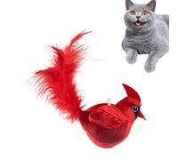 Générique Jouet Oiseau Chat,Ailes Battantes Gazouillant Super Douces,Oiseau À Ailes Battantes pour Chat - Intérieur Extérieur Exercice Soulagement Ennui Anniversaire Noël Pâques Maison