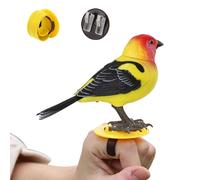 Générique Jouet Oiseau - Jouet pour Tout-Petits,Jeu Sensoriel Interactif avec Animal Réaliste Mignon pour la Décoration de Bureau, de Chambre, de Bibliothèque, de Centre d'Activités et de Salle