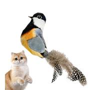 Générique Jouet Oiseau pour Chats,Jeu Interactif Réaliste À Mâchonner - Jouets À La Cataire - pour Jeu Détendant Protection des Meubles, Convient Aux Chaton Et Chiot, Intérieur Maison Voyage