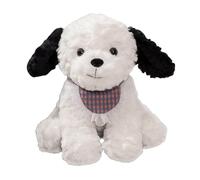 Générique Jouet Peluche Chiot,Adorable et Mignon avec Une Écharpe,en Peluche Douce et Mignon | pour Canapé Maison Bureau Salon Étagère Anniversaire Garçons Fans Filles Enthousiastes Et Ami