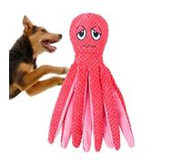 Générique Jouet Peluche Pieuvre pour Chien - Jouet À Mâcher avec Sifflet pour Chiot | Petit Doux Calmant avec Son Forme De Poulpe | pour Relaxation Salon Balcon Cour Jardin