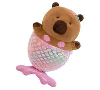 Générique Jouet Peluche Sirène Capybara | Peluches Capybara sirène r | Adorable Peluches Capybaras Hug | Capy Doux r Peluche poupéess Animale Oreiller Cadeau pour Filles et garçons