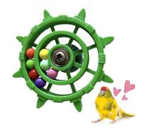 Générique Jouet Perruche - Moulin À Vent Rotatif Hochet À Mâcher Interactif Enrichissement Oiseau | Jeu Activité pour Inséparable Conure Ara Mainate Pigeon Moineau Cage Maison Soulagement De L'Ennui