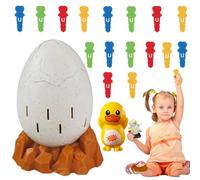 Générique Jouet Pop Fantaisie, Jouets poignardés | Jeu de société Canard pour la Famille et Les,Jouet interactif œuf de Dinosaure, Seau de Canard Sauteur, Jouet délicat pour à partir de 3 Ans