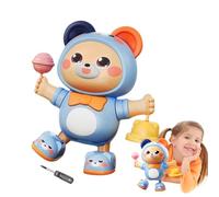 Générique Jouet pour Bébé Qui Danse,Ours en Peluche Électrique avec Musique | Jouet Parlant pour l'Apprentissage | pour Garçons et Filles à la Maison pour Dormir pour Pâques et