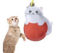 Générique Jouet pour Chat Automatique | Jouet de Porte pour Chat rétractable | Jouets de de Plume d'intérieur d'exercice de Saut de pour des Chats d'intérieur, Jouet de de Porte de Chasse à la ma