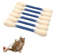 Générique Jouet pour Chat en Forme de Coton-Tige, Jouet géant pour Chat en Forme de Coton-Tige, ou pour Le Nettoyage des Dents et Le soulagement du Stress (#D)