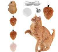 Générique Jouet pour Chat en Mouvement - Balle Rechargeable Activée par Capteur | Jouet Mignon D'Intérieur avec Balles Mobiles - pour Jeu Et Chasse en Intérieur, Exercice Et Lutte Contre