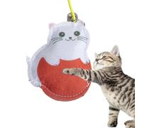 Générique Jouet pour Chat interactif - Porte-Jouet élastique pour Chat Jouet pour, de Porte de Automatique interactif avec Corde élastique pour Chats d'intérieur, Exercice de Saut de à la ma