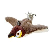 Générique Jouet pour Chat Oiseau Volant USB Rechargeable, Oiseaux Interactif Battant avec Télécommande et Cris Réalistes, Jouet Durable en Peluche pour Chats d'Intérieur (Oiseau Brun)