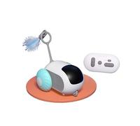 Générique Jouet pour Chat, Système Intelligent Dévitement Dobstacles, Jouet Interactif Télécommandé pour Animaux De Compagnie, Mode Veille Automatique, Adapté Aux Planchers De Bois Franc (Blue)
