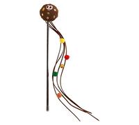 Générique Jouet pour Chat - Teaser Plumes, Bâton Cloche, Cordes, Exercice | Accessoire Chasse Interactif Artiste, Entraîneur D'agilité, Stimulateur Sonore, Leurre Souris, Enrichissement du Jeu