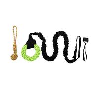 Générique Jouet pour Chien à Suspendre Aux Arbres, pour Chiens de Toutes Tailles, Même Les Plus Turbulents. Corde de Jeu à Tirer, Anneau Vert