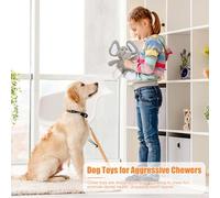 Générique Jouet pour Chien avec Un Son crissant et Un couineur | Doudou pour Chien Résistant Aux Mâcheurs - Jouet Interactif avec Bruit pour Chiens Puissants Mâcheurs Anti-Ennui