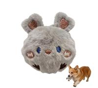 Générique Jouet pour Chien Balle - Doux Interactif en Forme De Lapin avec Jeu | Balle Jouet pour Chiot Et Chien,pour Chiots et Chiens Aggressifs, Jeu d'Extérieur, Piscine, Noël et Anniversaire