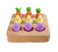Générique Jouet pour Chien Carrot Patch - Tapis Interactif avec Son | Jouets Carotte Chiots avec Carottes,pour Chiens et Chatons, Races Petites à Grandes, intérieur/extérieur, Voyage, Jeu, Anti-Ennui