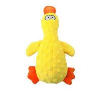 Générique Jouet pour Chien en Forme De Canard,Peluche Interactive avec Squeaker - Mignon Jouet Canard pour Chiens - pour Chiens Mâchouilleurs Energiques d'Intérieur Lancer Dressage Jeu