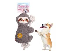 Générique Jouet pour Chien - Jouet pour Chien Chomp Champ et compagnons Safari en Lin, Jouets en Peluche durables et résistants à la Mastication pour Chiens de Taille Moyenne à Grande (Sloth B)
