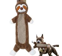 Générique Jouet pour Chien - Jouet pour Chien Chomp Champ et compagnons Safari en Lin, Jouets en Peluche durables et résistants à la Mastication pour Chiens de Taille Moyenne à Grande (Sloth A)