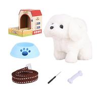 Générique Jouet pour Chiot QuiMarchePour - Chien QuiAboie Interactif, Temps De Jeu pour Un Ami QuiAboie, Animaux QuiRemuent La Queue, Animal en PelucheCopain | Jouet Interactif pour Chien, Marche,