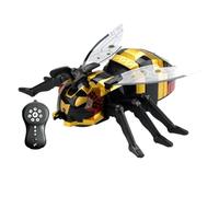 Générique Jouet Robot Abeille - Insecte Rampant Électrique, Insecte Grimpant Mural Télécommandé, Robot De Jeu avec Sonore Léger | Jeu De Pulvérisation Lumineuse Son De Robots