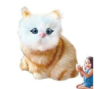 Générique Jouet Robot Chat pour - Robot Chat Parlant interactif créatif, Jouet sonore réaliste Meow | Intelligent électronique pour Filles et garçons, Compagnon éducatif pour Chambre à Coucher, m