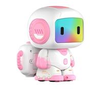 Générique Jouet Robot - Robot Intelligent 6,3x3,54 Pouces | Bot Interactif Télécommandé pour avec Détection De Gestes Et Mouvements Programmables, Gadget De Loisir Rechargeable avec Yeux LED, Musique
