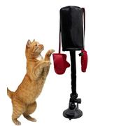 Générique Jouet Sac de Frappe pour Chat, Jeu D'Agilité avec Boxe Et Coup De Patte, avec Ventouse, Activité Interactive D'entraînement pour Animaux Domestiques pour Balcon Chambre Salon Arrière-Cour