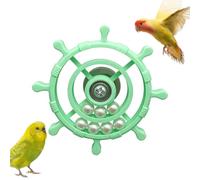 Générique Jouet Tourniquet pour Oiseaux Jouet Interactif À Mâchouiller | Roue Rotative 360 Degrés Pour Petits Perroquets pour Perchoir Divertissement Anti-Ennui Cage