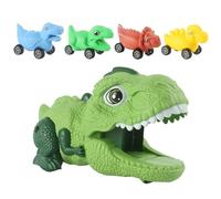 Générique Jouet Voiture Dinosaure - Modèle Véhicule Dinosaure à Glisse Inertielle | Voiture Jouet Interactive pour Anniversaire Fêtes Noël Jour de l'An