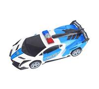 Générique Jouet Voiture Musicale - Véhicule Rotatif Lumineux Transformable, ABS Bleu Électrique, Interaction Sensorielle + Sons, Matériau Synthétique Résistant - pour Reconnaissance des Couleurs