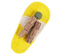 Générique Jouets À Chat pour Chats | Loofah Naturel Auto-Divertissant | Jouets À Mâcher en Forme De Pantoufle pour Félins,Jeu Interactif pour Chiens Petits Moyens Grands Animaux Maison Et Voyage
