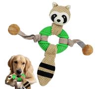 Générique Jouets à couinement pour Chiens | Corde à mâcher Interactive en Peluche en Forme d'animal,Jouet pour Chien en Peluche,pour Jardin pelouse Parc Camping extérieur intérieur