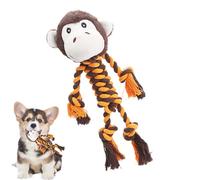 Générique Jouets À Mâcher pour Chiens | Jeu D'Éveil en Corde Animaux avec Couineur - Jouet De Nettoyage Dentaire pour Chien - pour Jardin Parc Plage - Entraînement en Intérieur et Extérieur