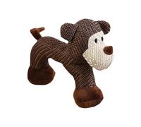 Générique Jouets À Mâcher pour Chiens Vigoureux | Singe en Lin Interactif Grinceur | Jouets Destinés Aux Chiens Mâcheurs Agressifs - pour Toutes Tailles - Enrichissement et