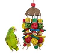Générique Jouets à Mâcher pour Perroquets - Coloré Et Résistant Aux Morsures | Jouets à Mâcher pour Perroquets Gris d'Afrique - pour Aras, Moineaux, Perruches, Conures, Calopsittes et Diamants