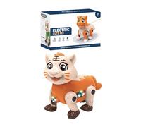 Générique Jouets Animaux Lumineux,Jouets Animaux électroniques - de Marche électriques avec lumière | Portables avec Corde, Jouet Mobile Amusant pour la Maternelle, la crèche et l'école ma