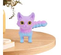 Générique Jouets Anti-Stress Imprimés en 3D,Chat Articulé Anti-Stress | Décoration Sensorielle Mignonne pour Maison Bureau Table Salon Fille Garçon Cadeau Anniversaire