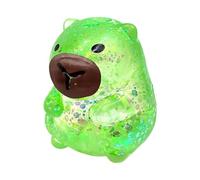 Générique Jouets Antistress pour,Modèle Capybara en Caoutchouc À Presser - Décoration de Bureau Jouet de Manipulation pour Maison, Voyage et Extérieur