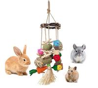 Générique Jouets Bunny | Bâtonnets De Foin De Timothy pour Rongeurs en Dentition | Friandise À Ronger Comestible Soulagement Naturel De L'Ennui pour Petits Animaux Chinchillas Furets