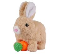 Générique Jouets Bunny Marchant | Lapin en Peluche Robotisé Éducatif Et Interactif avec Une Bouche Qui Tremble - Robot Bunny | pour, Anniversaire, Fêtes, Nouvel an, Pâques, Cadeaux pour Bas De