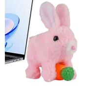 Générique Jouets Bunny Marchant | Lapin en Peluche Robotisé Éducatif Et Interactif avec Une Bouche Qui Tremble - Robot Bunny | pour Anniversaire Fêtes Nouvel an Pâques Remplissage de Chaussettes