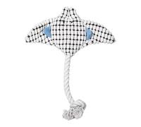 Générique Jouets couineurs pour Chien - Jouet interactif à mâcher en Peluche pour Chiens de Petite et Moyenne Taille, Jouet d'enrichissement Doux pour Chiot avec Corde pour l'entraînement à rapporter