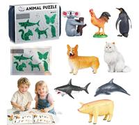 Générique Jouets d'assemblage de Fentes pour Insectes et Animaux, Ensemble de Jeu éducatif Contre Les Insectes avec des modèles d'insectes/Animaux réalistes, 3 Niveaux progressifs pour Un (Beginner)